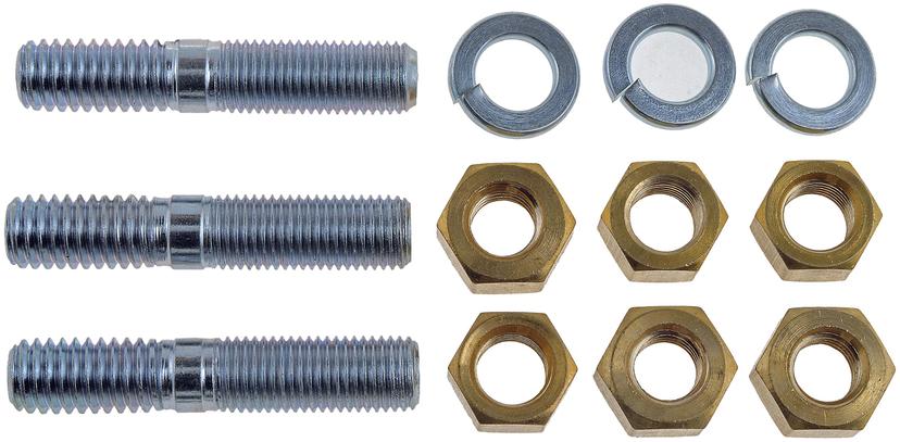DORMAN 03099 Front Exhaust Stud Kit - 7/16-14 x 2-1/4 In. Compatible with Select Ford / Lincoln / Mercury Models