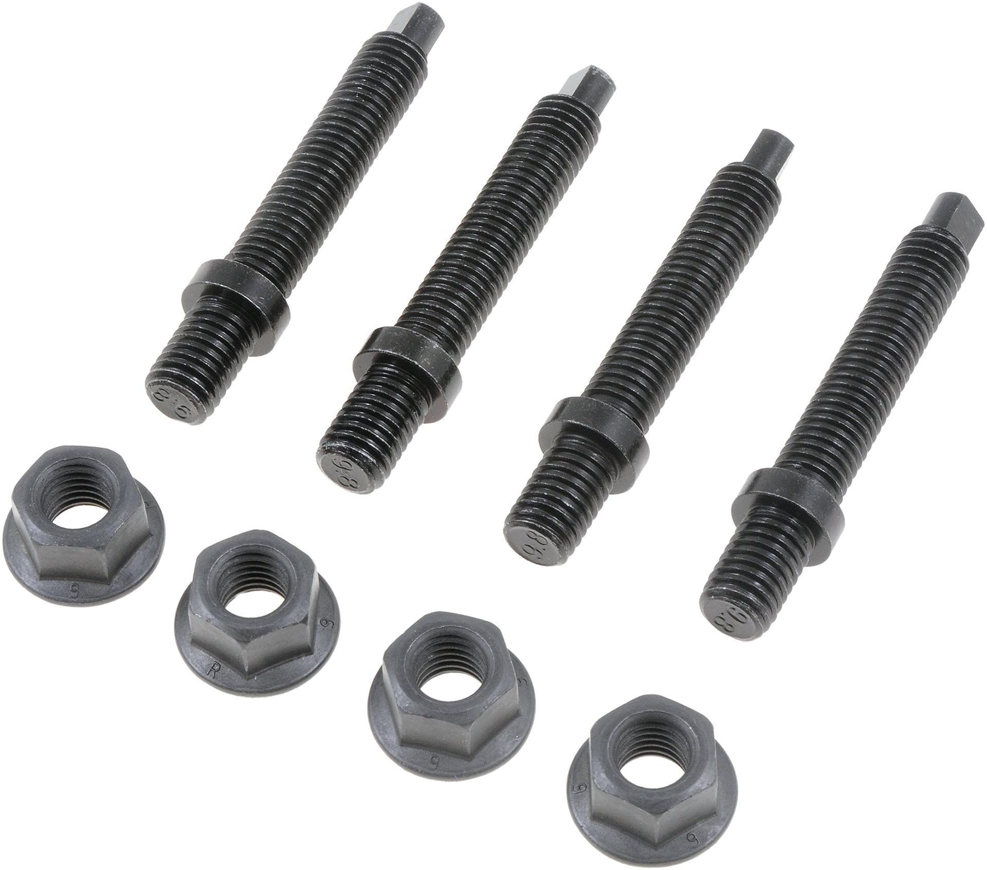 DORMAN 03131 Exhaust Flange Stud and Nut; OE Replacement; With 4 Studs And 4 Nuts; Carded - Product image