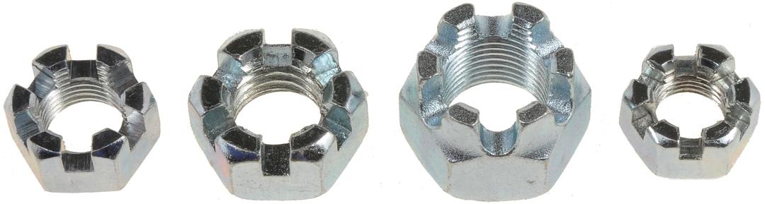 DORMAN 13559 Castellated Hex Nuts Assortment, 4 Piece Universal Fit - The Twister Group Tools product