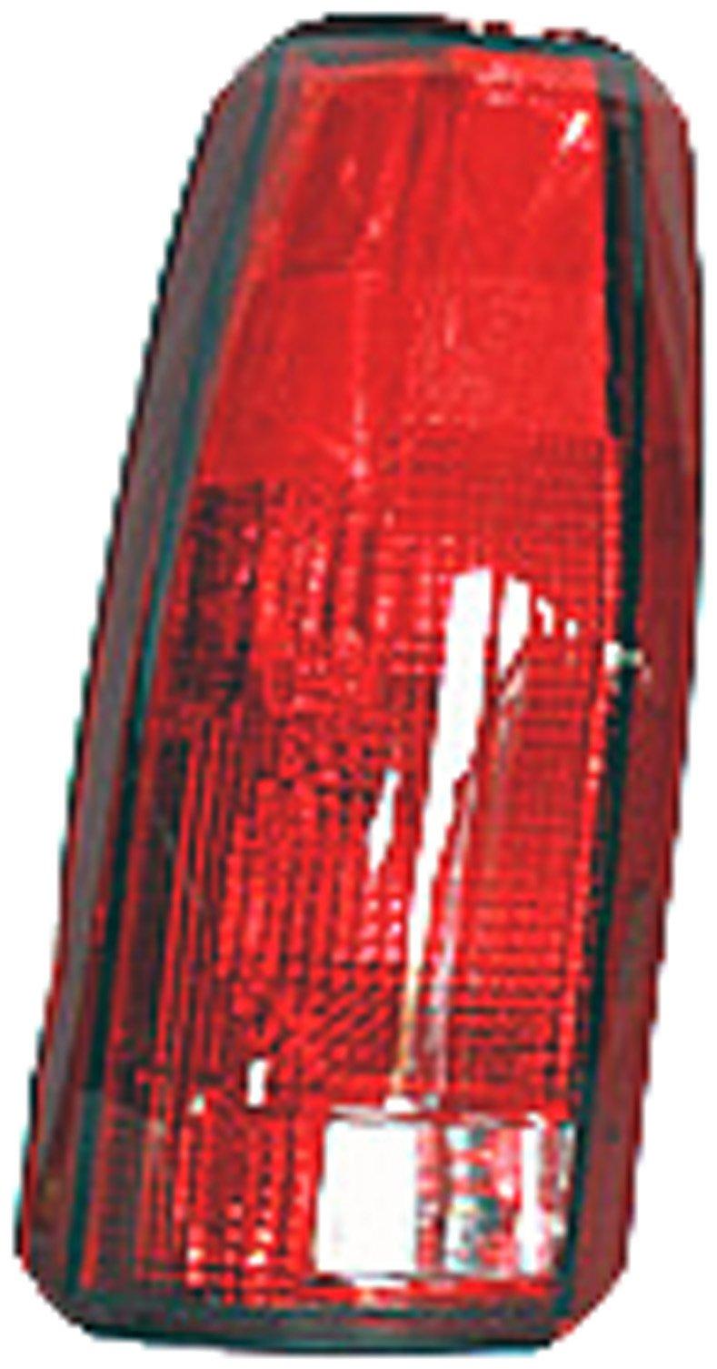 DORMAN 1610054 Driver Side Tail Light Lens Compatible with Select Cadillac / Chevrolet / GMC Models - High quality product image showing DORMAN 1610054 Driver Side Tail Light Lens Compatible with Select Cadillac / Chevrolet / GMC Models details and features