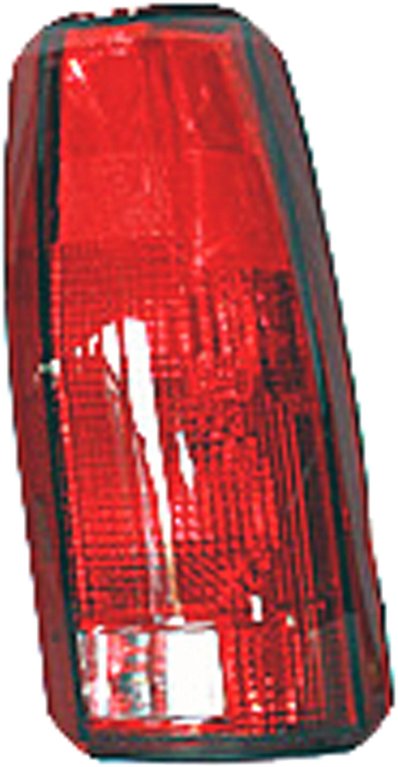 DORMAN 1610055 Passenger Side Tail Light Lens Compatible with Select Cadillac / Chevrolet / GMC Models - High quality product image showing DORMAN 1610055 Passenger Side Tail Light Lens Compatible with Select Cadillac / Chevrolet / GMC Models details and features