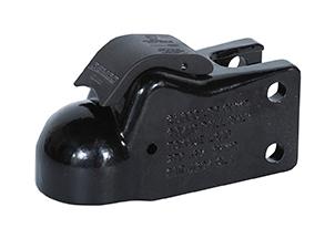 DEMCO 14040-81 CAST 21K EZ-LATCH COUPLER BLACK, Class V Straight Tongue; Fits 2-5/16 Inch Ball; Bolt-On Channel Mount; 21000 Pound Capacity; Without Jack Hole; Black - High quality product image showing DEMCO 14040-81 CAST 21K EZ-LATCH COUPLER BLACK, Class V Straight Tongue; Fits 2-5/16 Inch Ball; Bolt-On Channel Mount; 21000 Pound Capacity; Without Jack Hole; Black details and features