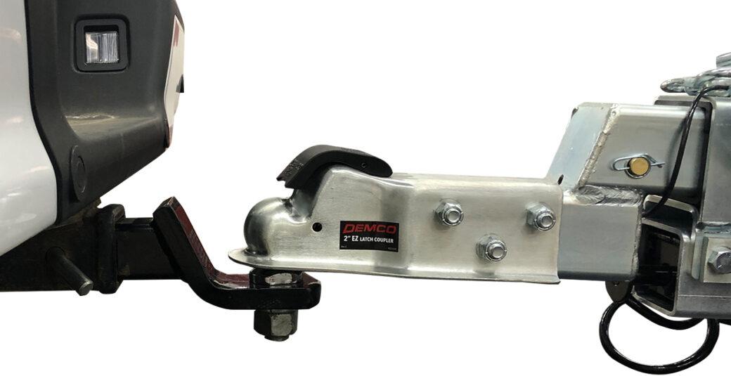 DEMCO 14040-95 COUPLER 2 5/16FT COMP CHNL PTLD 21K, Class V Straight Tongue; Use With 2-5/16 Inch Ball; Bolt-On Channel Mount; 3 Inch Channel; 21000 Pound Capacity; Zinc Plated; Steel - The Twister Group Tools product