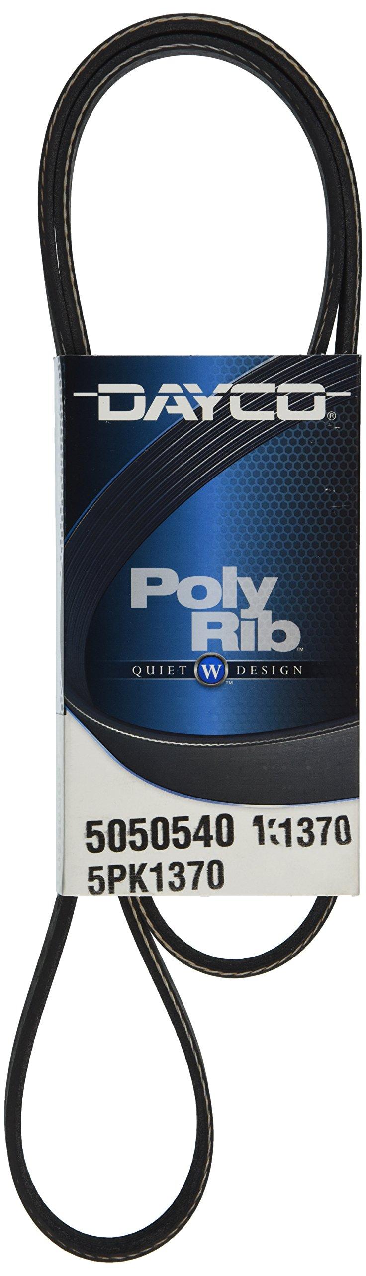 DAYCO 5050540 Poly Rib Belt, Black