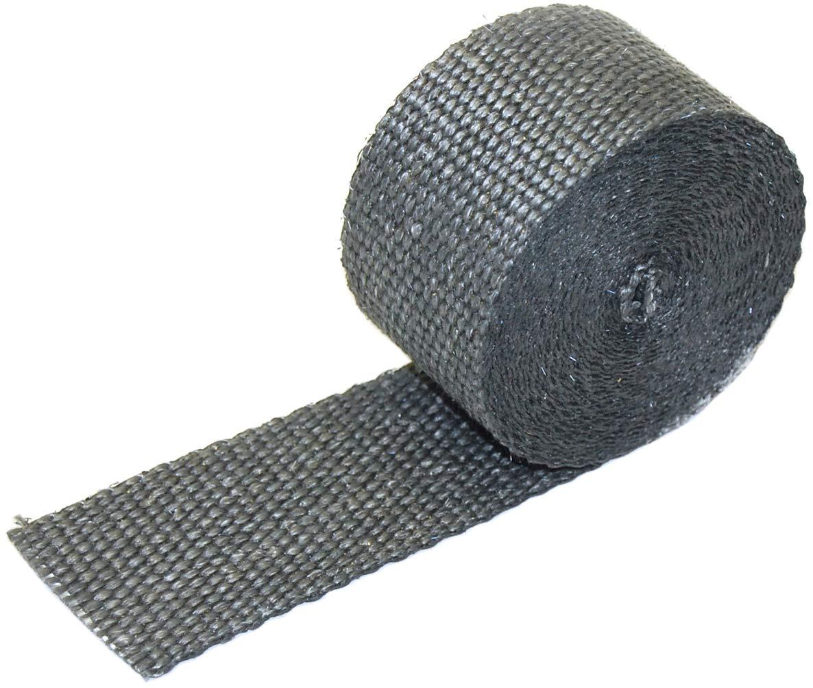 DESIGN ENG 10121 0Black 2 INCH x 15FT Exhaust Heat Wrap - High quality product image showing DESIGN ENG 10121 0Black 2 INCH x 15FT Exhaust Heat Wrap details and features