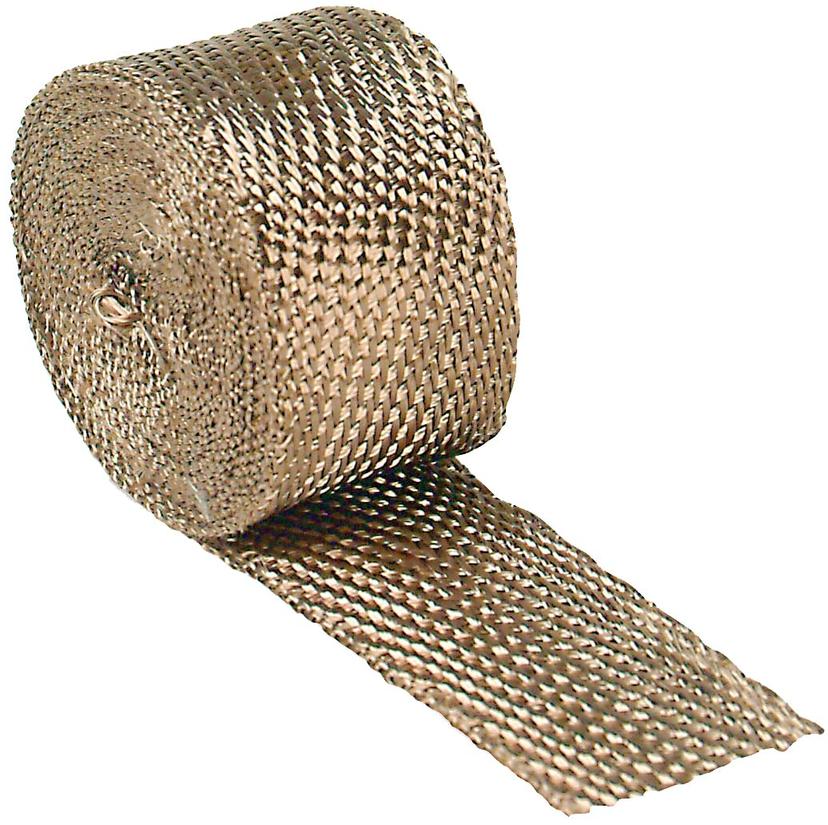 DESIGN ENG 10129 0Titanium 2 INCH x 15FT Exhaust Heat Wrap with LR Technology