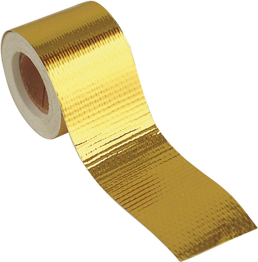 DESIGN ENG 10394 0Reflect-A-GOLD High-Temperature Heat Reflective Adhesive Backed Roll, 1.5 INCH x 15FT Roll