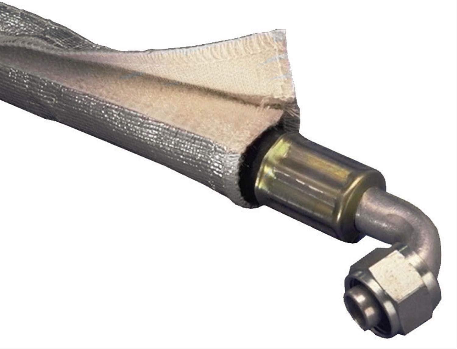 DESIGN ENG 10405 0Heat Shroud 1/2 INCH - 1-1/4 INCH I.D. x 3ft Aluminized Sleeving for Ultimate Heat Protection (with Hook and Loop Closure) - High quality product image showing DESIGN ENG 10405 0Heat Shroud 1/2 INCH - 1-1/4 INCH I.D. x 3ft Aluminized Sleeving for Ultimate Heat Protection (with Hook and Loop Closure) details and features