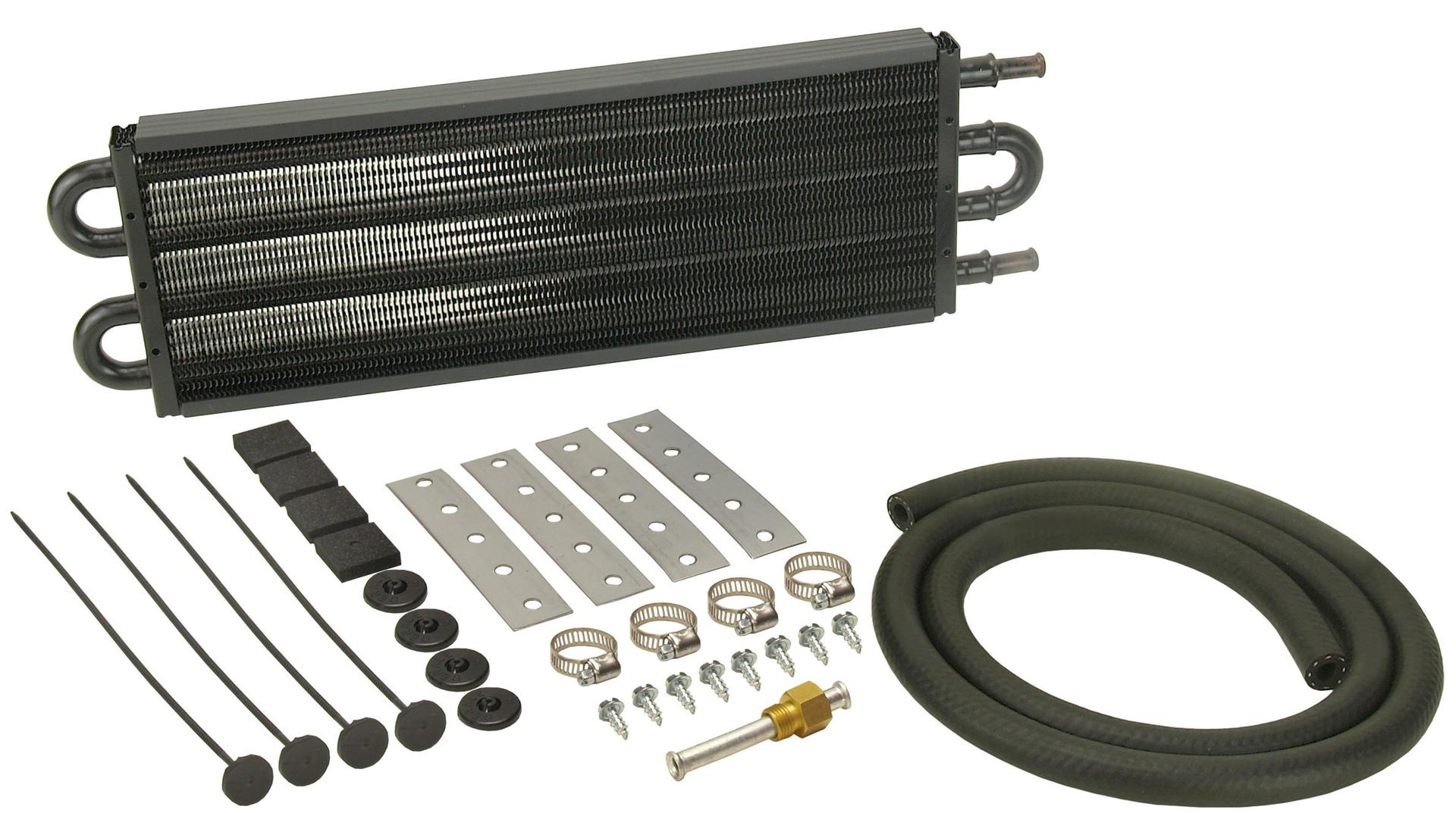 DERALE 13102 Series 7000 Transmission Oil Cooler, Black - High quality product image showing DERALE 13102 Series 7000 Transmission Oil Cooler, Black details and features