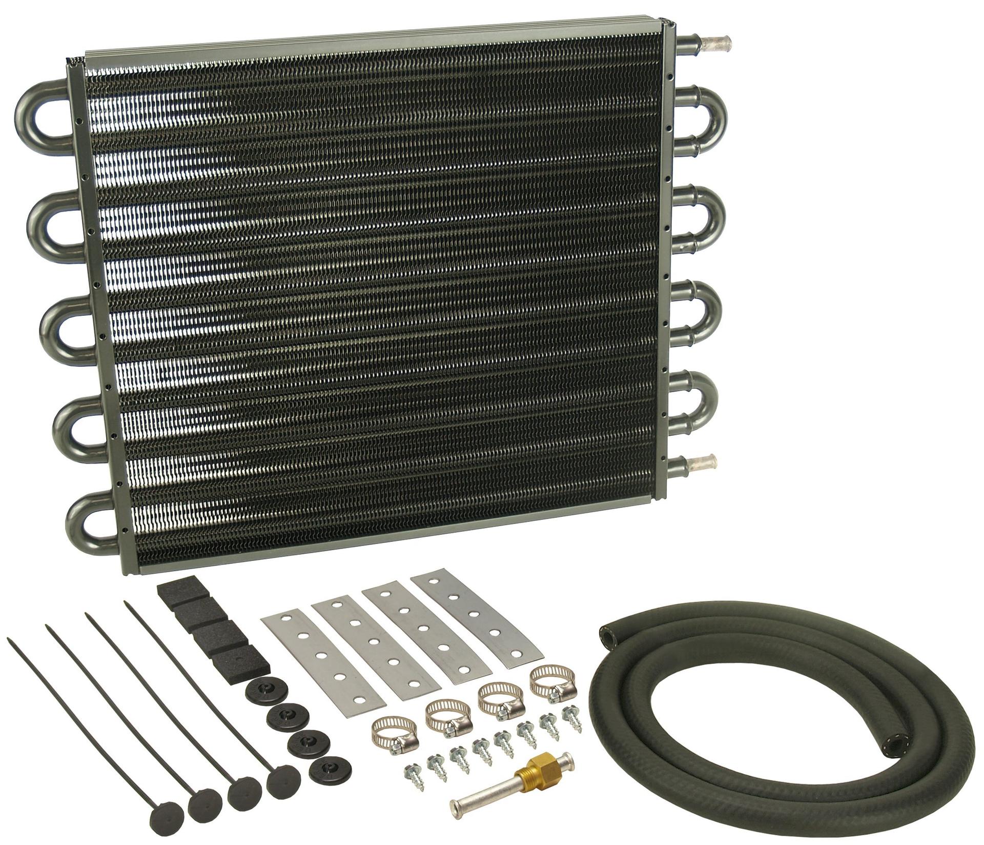 DERALE 13105 Series 7000 Transmission Oil Cooler, Black - High quality product image showing DERALE 13105 Series 7000 Transmission Oil Cooler, Black details and features