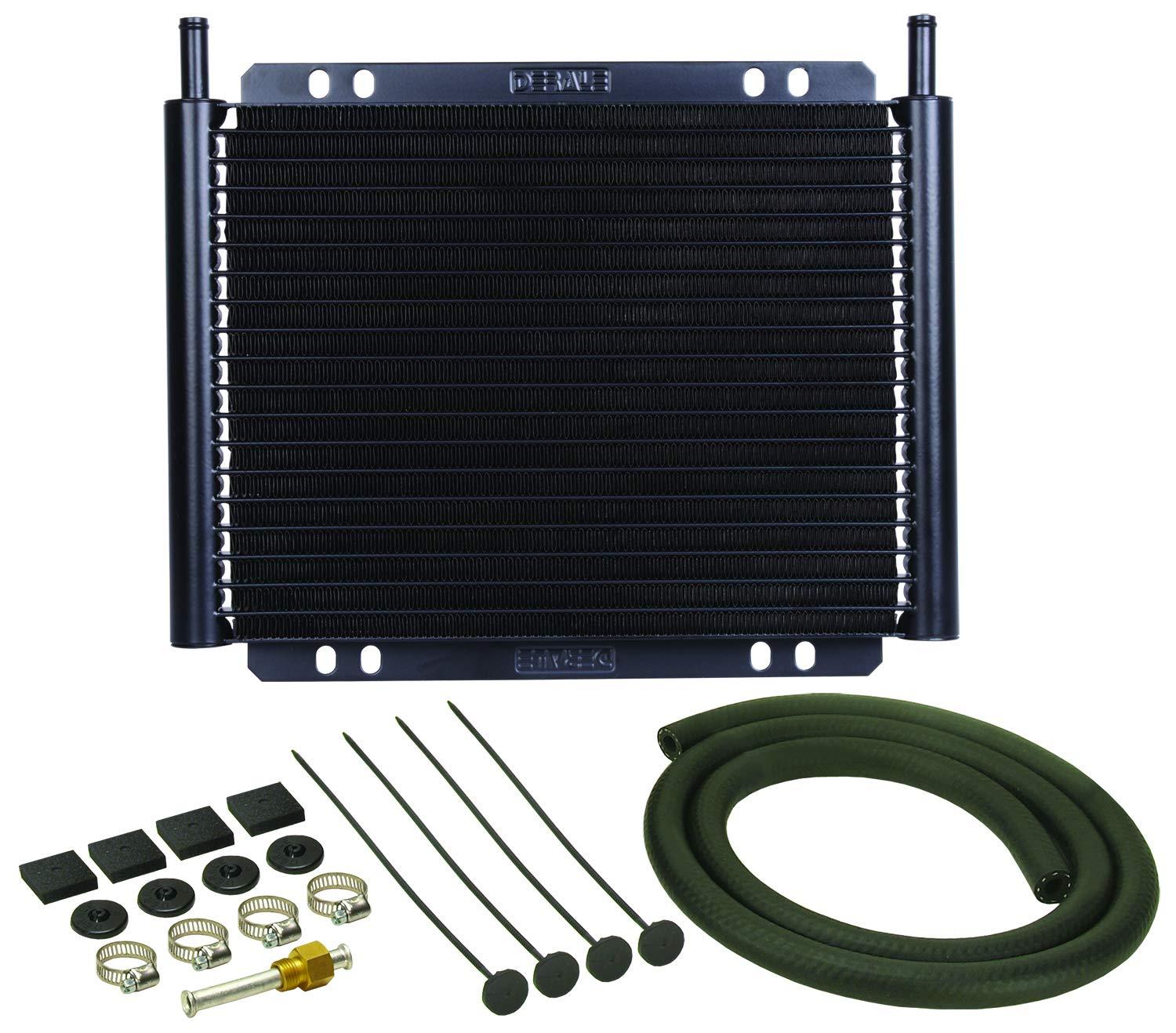 DERALE 13503 Series 8000 Plate and Fin Transmission Oil Cooler, Black - High quality product image showing DERALE 13503 Series 8000 Plate and Fin Transmission Oil Cooler, Black details and features