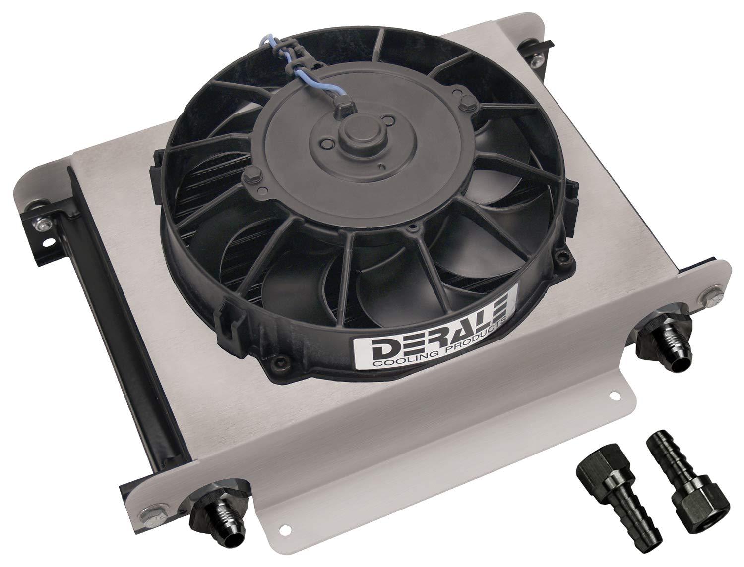 DERALE 13760 Hyper-Cool Remote Mount Fluid Cooler, Black - High quality product image showing DERALE 13760 Hyper-Cool Remote Mount Fluid Cooler, Black details and features
