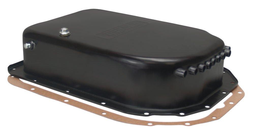 DERALE 14207 Transmission Cooling Pan for GM 4L80E, Black - High quality product image showing DERALE 14207 Transmission Cooling Pan for GM 4L80E, Black details and features