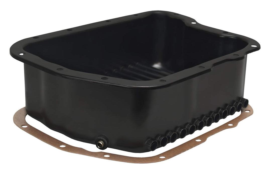 DERALE 14210 Transmission Cooling Pan for Dodge A518 (46RH, 46RE) / A618 (47RH, 47RE, 48RE), Black - The Twister Group Tools product