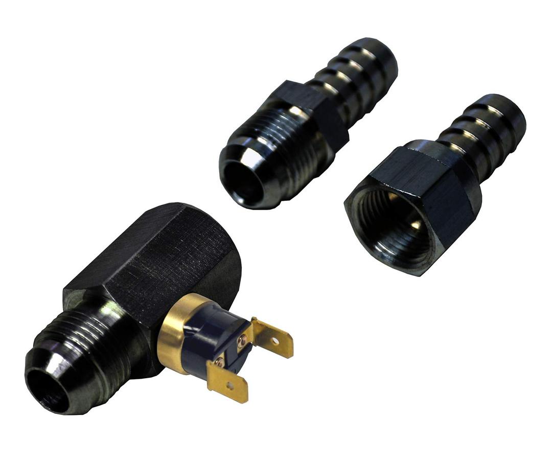 DERALE 15721 8AN x -8AN In-Line Fluid Thermostat,Silver - The Twister Group Tools product