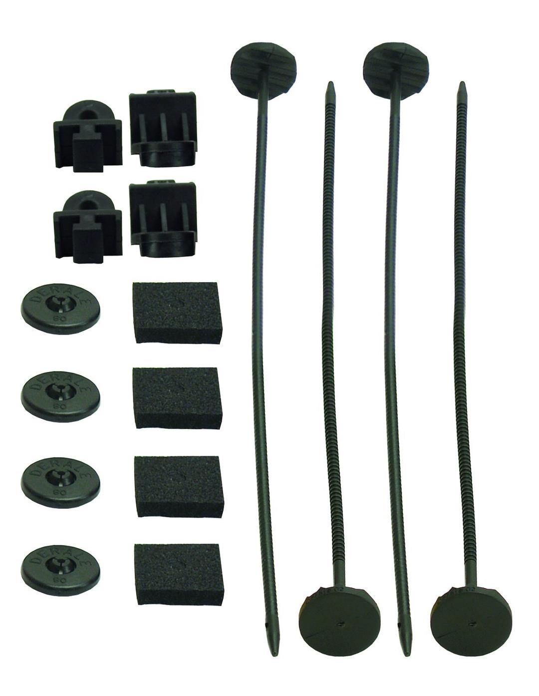 DERALE 16744 Plastic Rod Mounting Kit, Black - The Twister Group Tools product