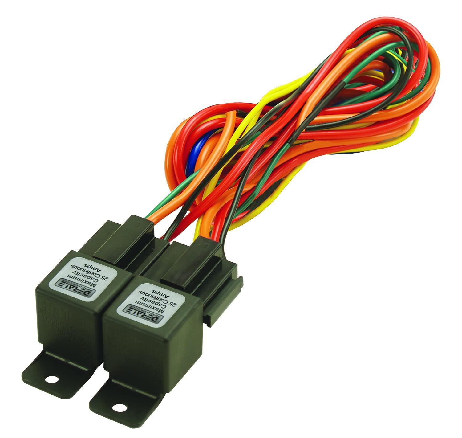 DERALE 16765 Electric Fan Dual Relay Wire Harness, Black - High quality product image showing DERALE 16765 Electric Fan Dual Relay Wire Harness, Black details and features