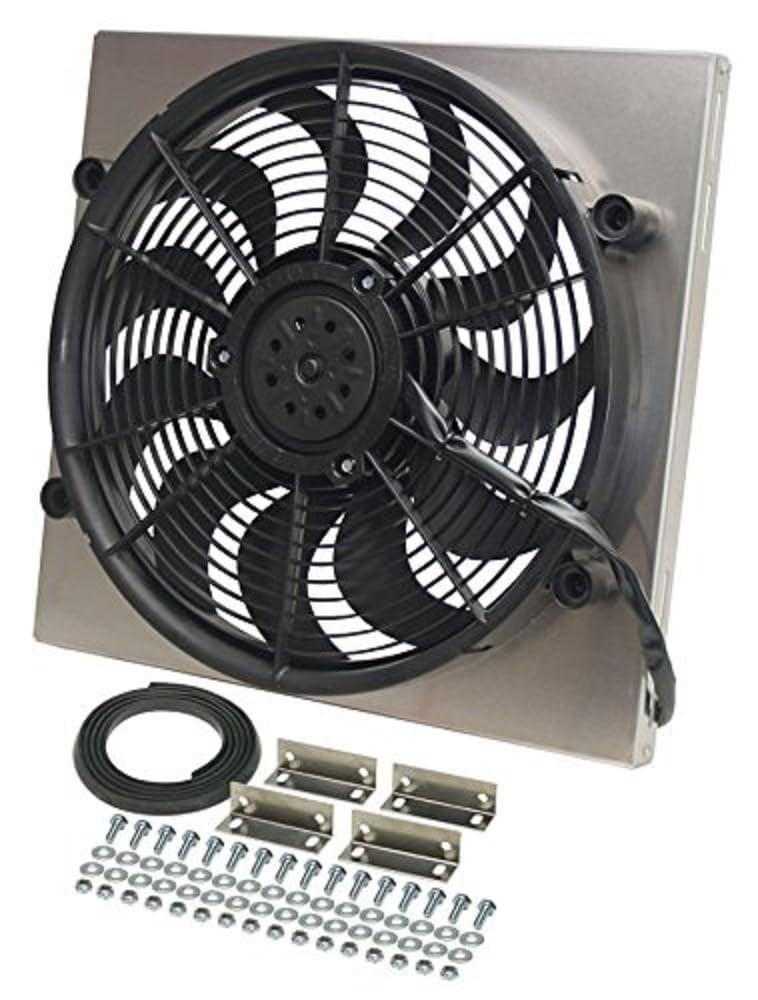 DERALE 16819 High Output Single Radiator Fan, Black - The Twister Group Tools product