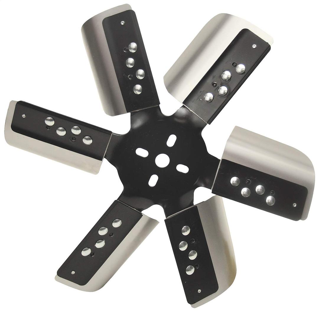 DERALE 17015 15 Heavy Duty Stainless Steel Flex Fan Black Hub, Standard Rotation - The Twister Group Tools product