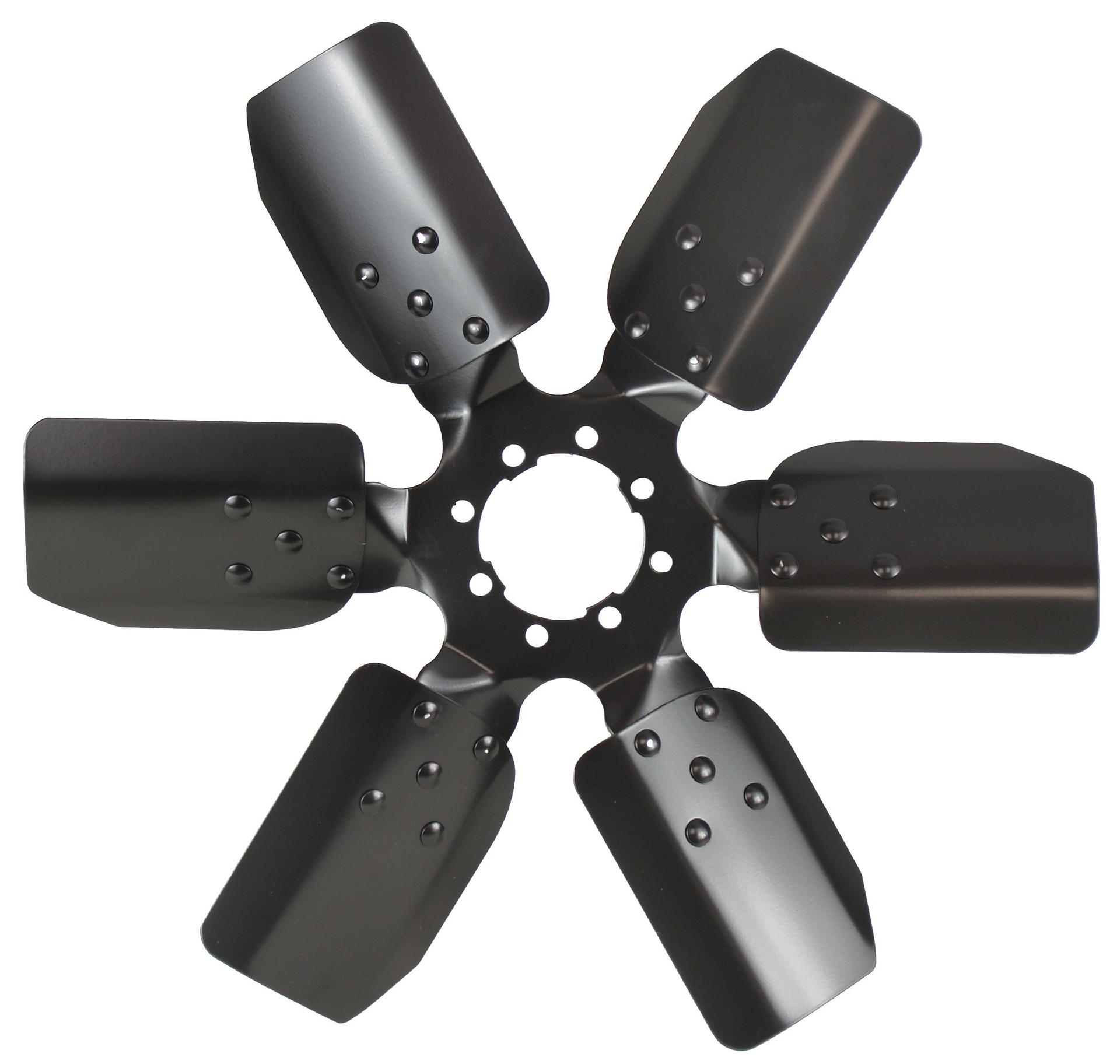 DERALE 17117 Heavy Duty Fan Blade Series 1000 17 INCH Steel Clutch Fan Standard Rotation, Black - High quality product image showing DERALE 17117 Heavy Duty Fan Blade Series 1000 17 INCH Steel Clutch Fan Standard Rotation, Black details and features