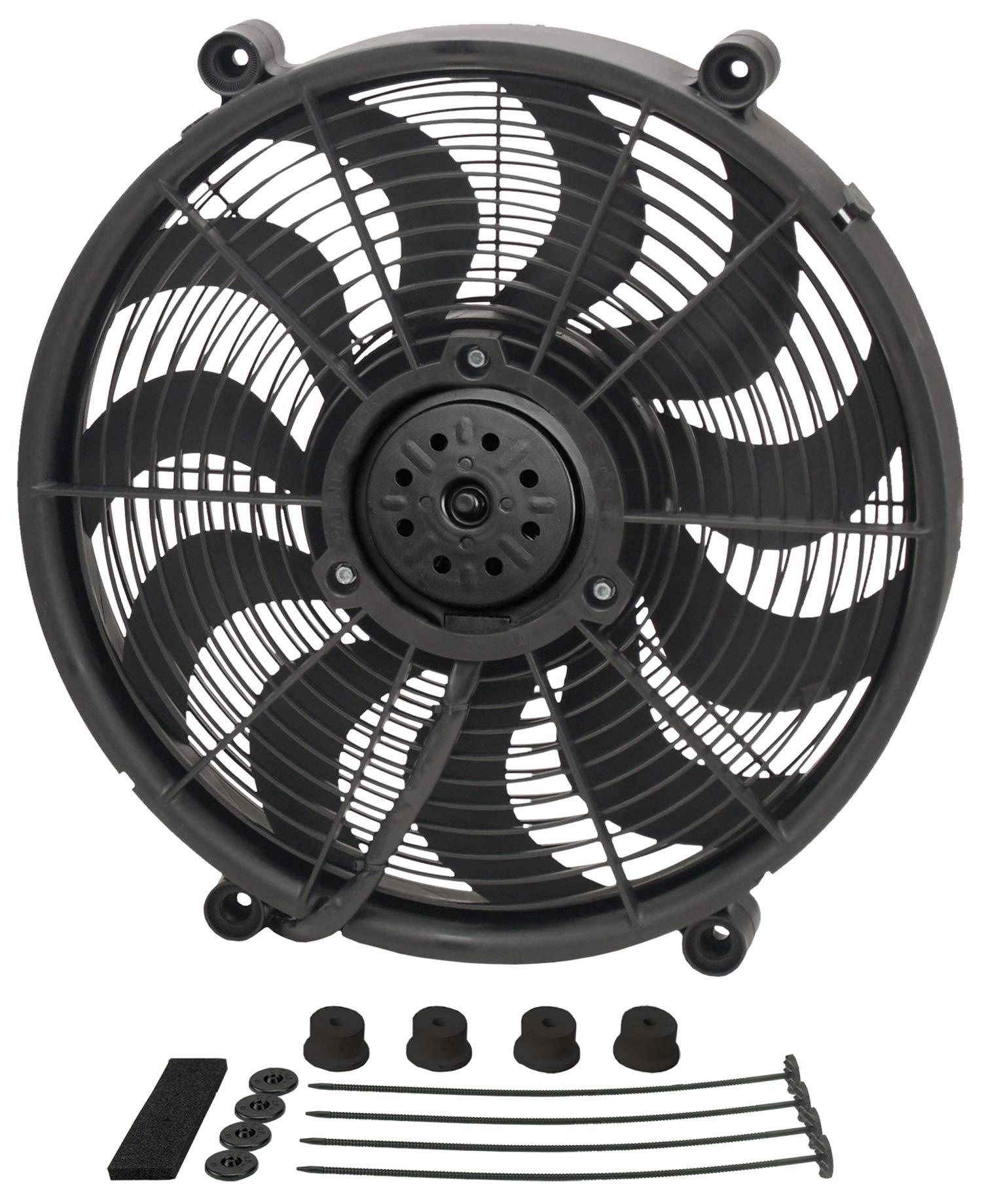 DERALE 18217 17 INCH High Output Radiator Fan,Black - High quality product image showing DERALE 18217 17 INCH High Output Radiator Fan,Black details and features