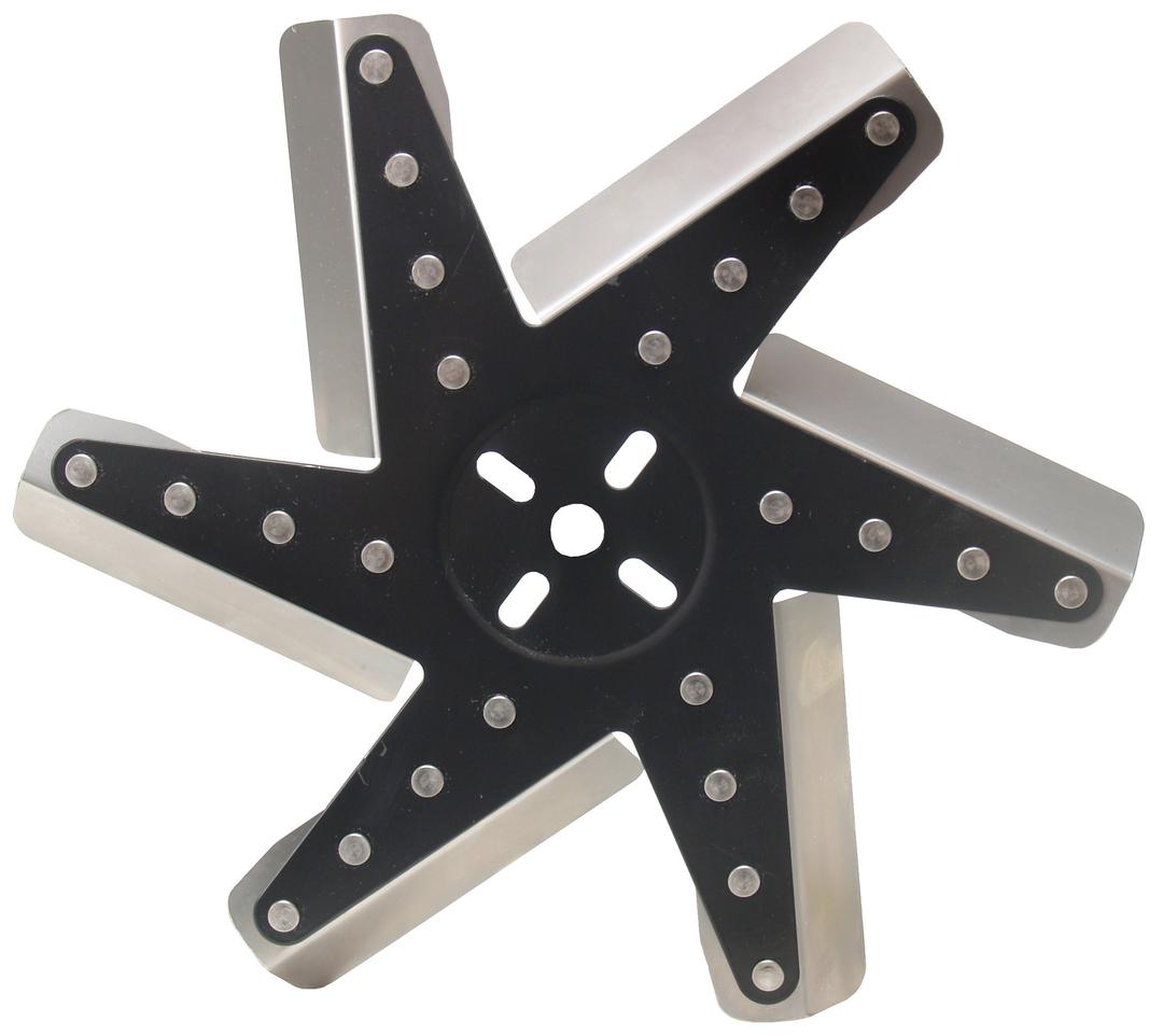 DERALE 19113 13 INCH High Performance Stainless Steel Flex Fan Standard Rotation, Black - The Twister Group Tools product