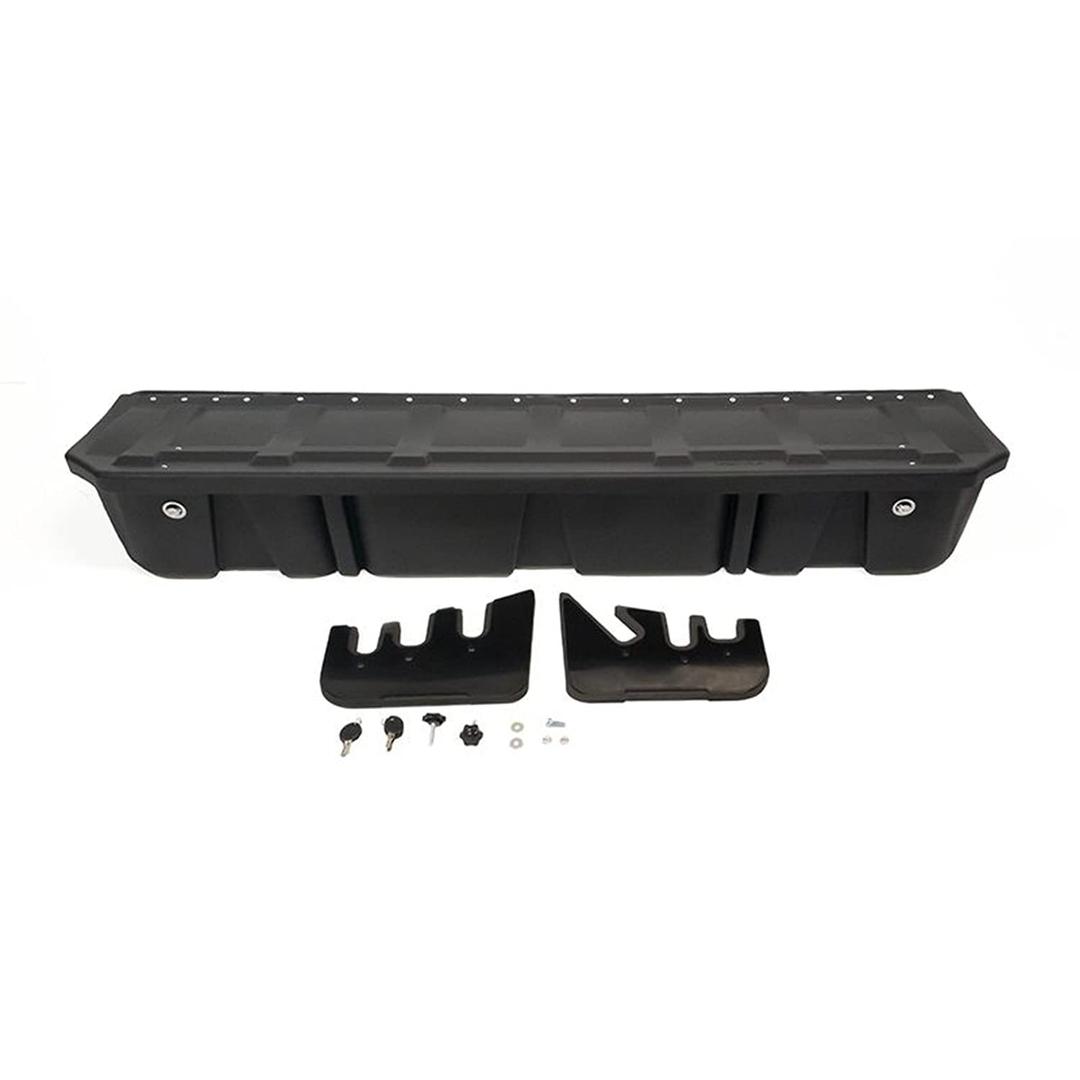 DU-HA 20116 DU-HA Lockable Under Seat Storage fits 2015-2024 Ford F150 Super Crew Cab & 2017-2024 F250 F350 F450 F550 Super Duty Crew Cab | Black Heavy-Duty Back Seat Lockbox, Includes 2 Keys - The Twister Group Tools product