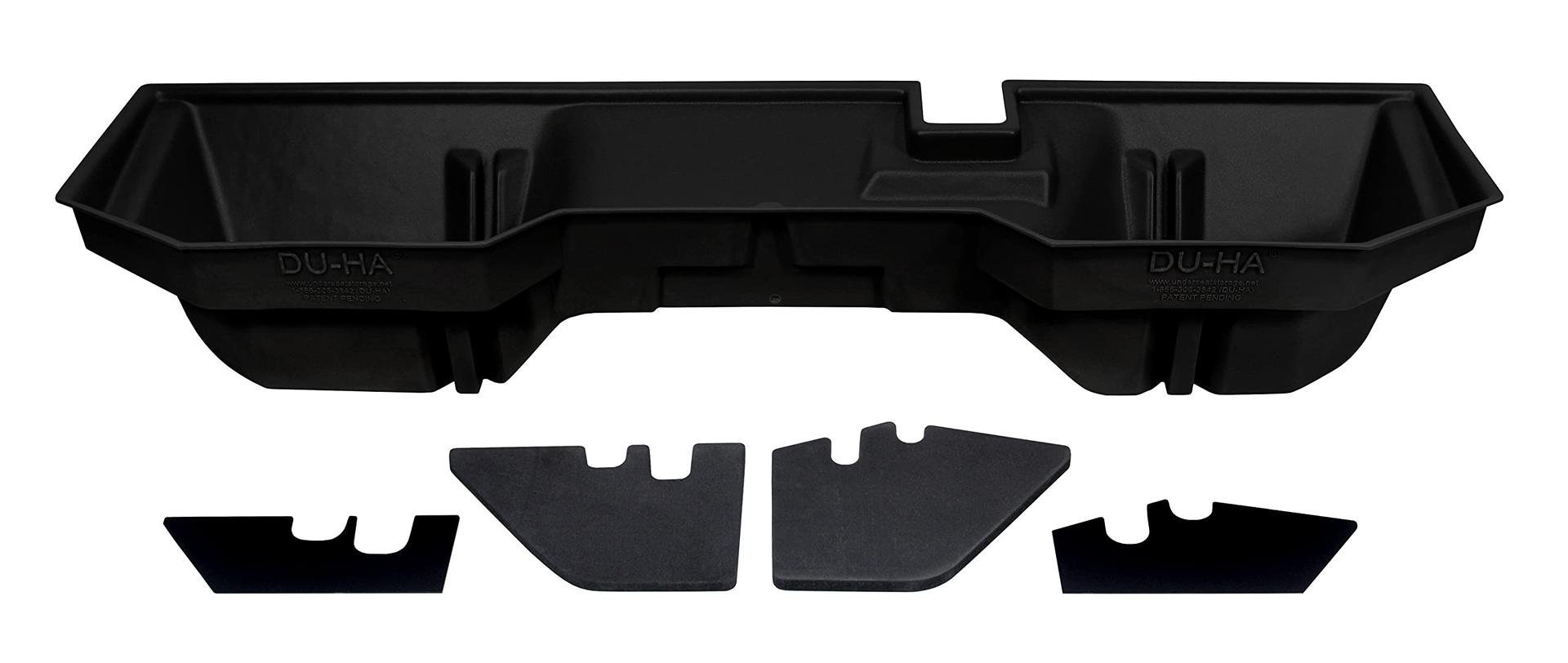 DU-HA 30016 Under Seat Storage fits 02-24 Ram 1500 & 03-24 2500 3500 Quad Cab/Crew Cab (Classic Body) w/o Factory Subwoofer | Black Heavy-Duty Multi Tool Organizer - High quality product image showing DU-HA 30016 Under Seat Storage fits 02-24 Ram 1500 & 03-24 2500 3500 Quad Cab/Crew Cab (Classic Body) w/o Factory Subwoofer | Black Heavy-Duty Multi Tool Organizer details and features