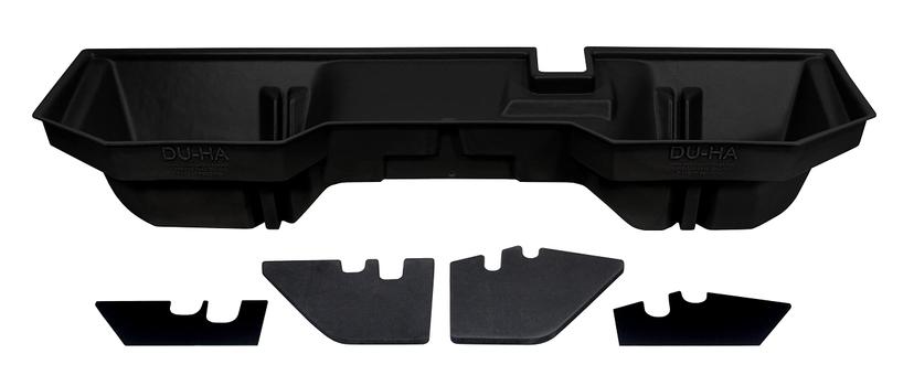 DU-HA 30016 Under Seat Storage fits 02-24 Ram 1500 & 03-24 2500 3500 Quad Cab/Crew Cab (Classic Body) w/o Factory Subwoofer | Black Heavy-Duty Multi Tool Organizer