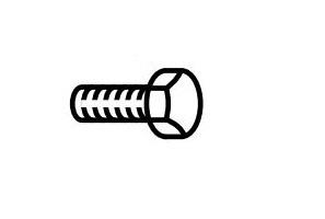 DEXTER 00711600 Axle SCREW HEX CAP 7/16-20 X 1.75 BLACK - High quality product image showing DEXTER 00711600 Axle SCREW HEX CAP 7/16-20 X 1.75 BLACK details and features