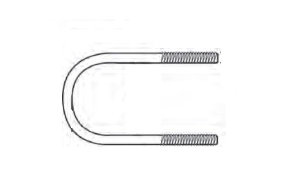 DEXTER 01107700 Axle U-BOLT 5/8-11 8.94 LONG FOR 5. - The Twister Group Tools product