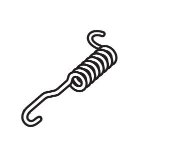 DEXTER 04610100 Axle RETRACTOR SPRING - High quality product image showing DEXTER 04610100 Axle RETRACTOR SPRING details and features