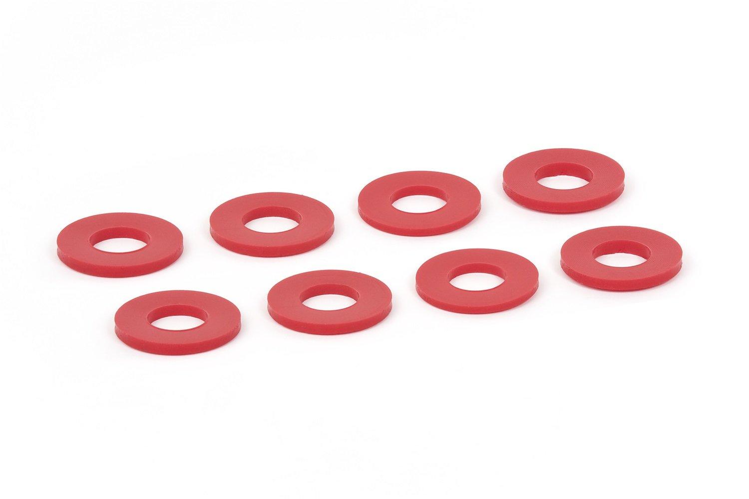 DAYSTAR KU71074RE Red D-Ring/Shackle Washer (Set of 8) - High quality product image showing DAYSTAR KU71074RE Red D-Ring/Shackle Washer (Set of 8) details and features