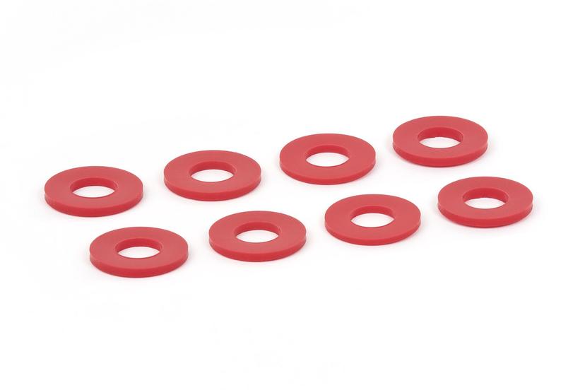 DAYSTAR KU71074RE Red D-Ring/Shackle Washer (Set of 8)