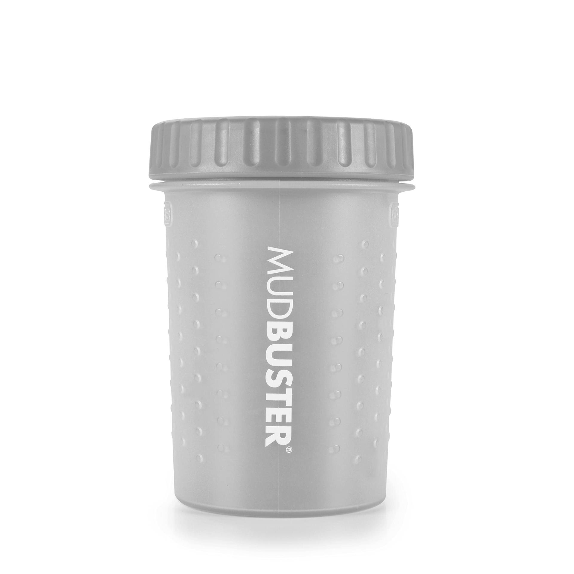 DEXAS PW710429 MudBuster Portable Dog Paw Cleaner, Medium, Light Gray, Paw Cleaner for Dogs, Premium Quality Pet Supplies and Dog Accessories - High quality product image showing DEXAS PW710429 MudBuster Portable Dog Paw Cleaner, Medium, Light Gray, Paw Cleaner for Dogs, Premium Quality Pet Supplies and Dog Accessories details and features