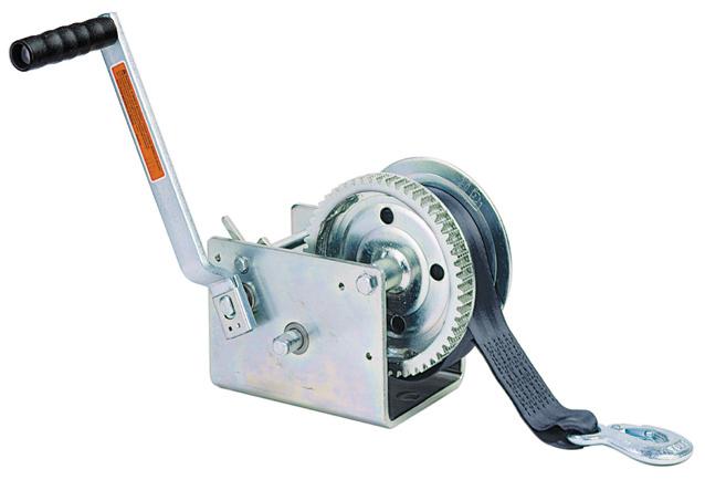 DUTTON 14846 Lainson DL2500AS 2500 lb Plated Pulling Winch with 25- Feet Strap