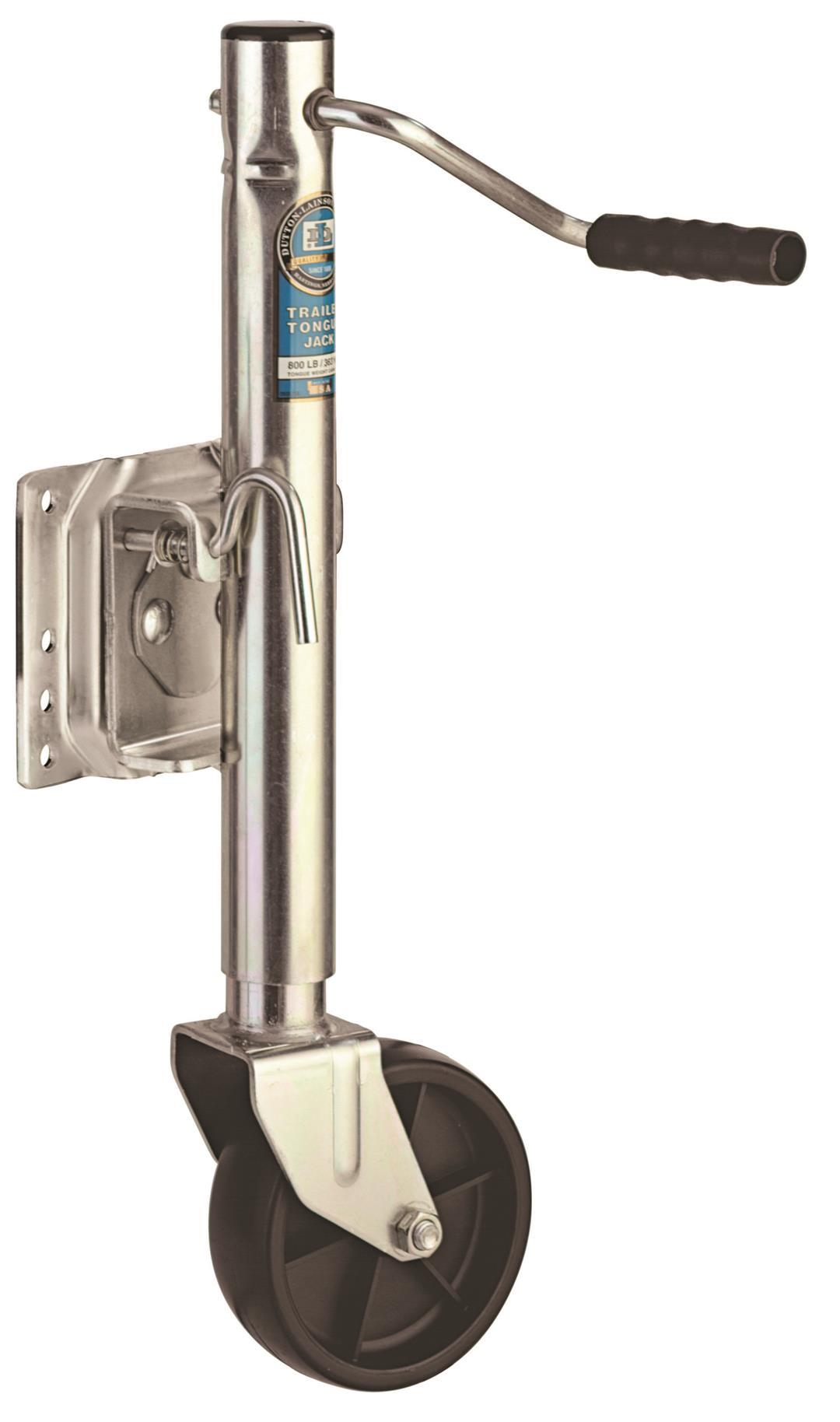 DUTTON 22457 Lainson Tongue Jack 1000# Swivel Boxed,Black,Silver - High quality product image showing DUTTON 22457 Lainson Tongue Jack 1000# Swivel Boxed,Black,Silver details and features