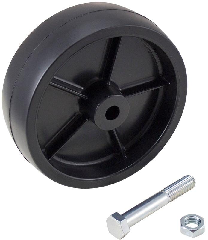 DUTTON 6806 Lainson 22440 6 INCH Poly Wheel with Bolt and Nut - High quality product image showing DUTTON 6806 Lainson 22440 6 INCH Poly Wheel with Bolt and Nut details and features