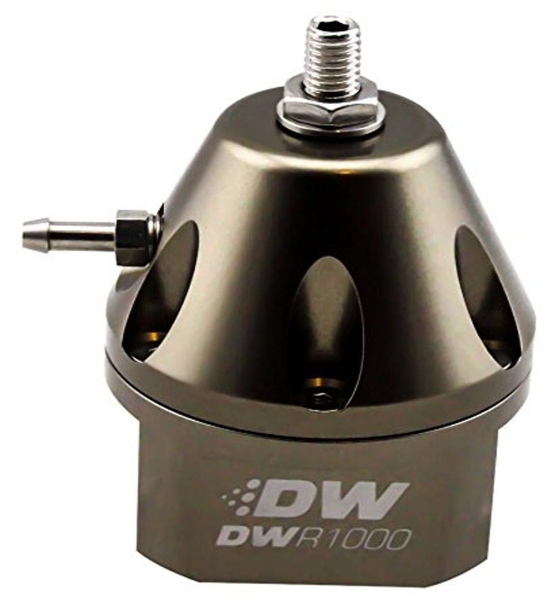 DW 6-1000-FRT DWR1000 Adjustable Fuel Pressure Regulator, Anodized Titanium - High quality product image showing DW 6-1000-FRT DWR1000 Adjustable Fuel Pressure Regulator, Anodized Titanium details and features