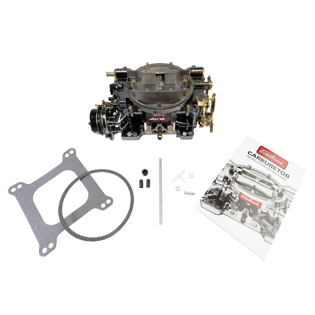 EDELBROCK 1906-BP CARB BLACK FINISHS, 4-Barrel; 650 Cubic Feet Per Minute (CFM); Square Flange; Electric Choke; Annular Flow Primary Boosters; Gasoline; Chrome Plasma - The Twister Group Tools product