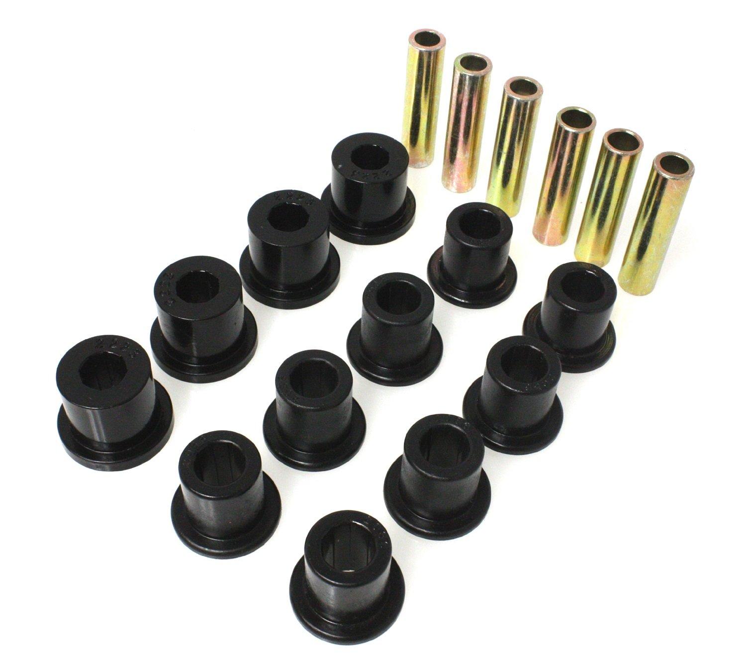 ENERGY SUSPENSION 2.2119G Spring Bushing Set for Jeep, Black - High quality product image showing ENERGY SUSPENSION 2.2119G Spring Bushing Set for Jeep, Black details and features