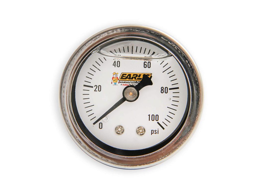 EARLS 100187ERL Performance Oil Filled 100 Psi Pressure Gauge - The Twister Group Tools product