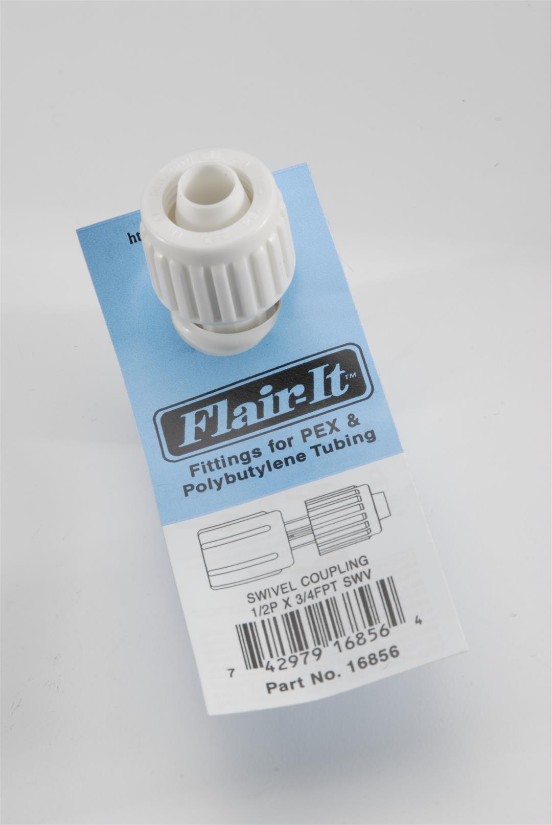ELKHART 16856 Flair-It Plastic Swivel Adapter, 0.5 INCH Size - The Twister Group Tools product
