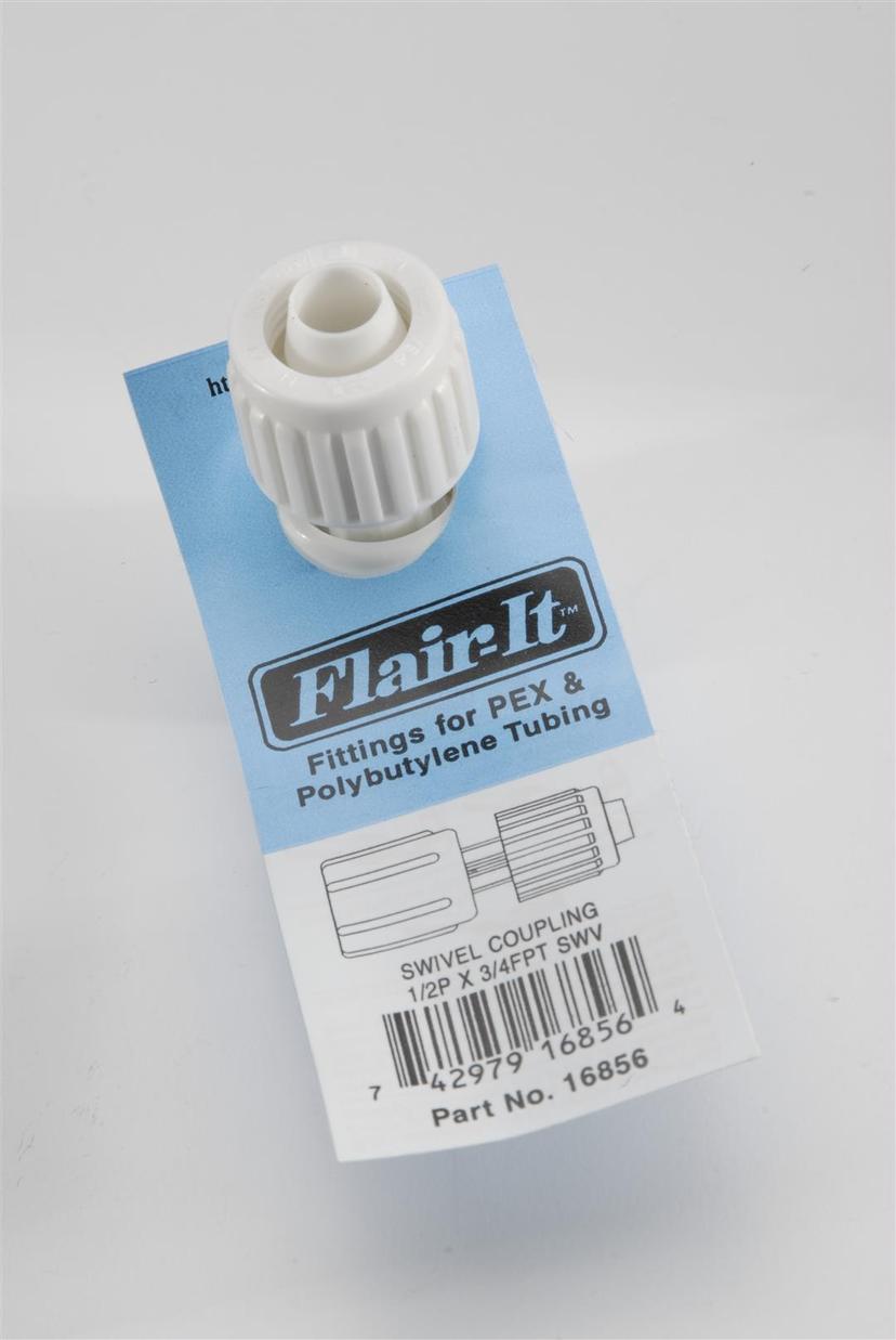 ELKHART 16856 Flair-It Plastic Swivel Adapter, 0.5 INCH Size
