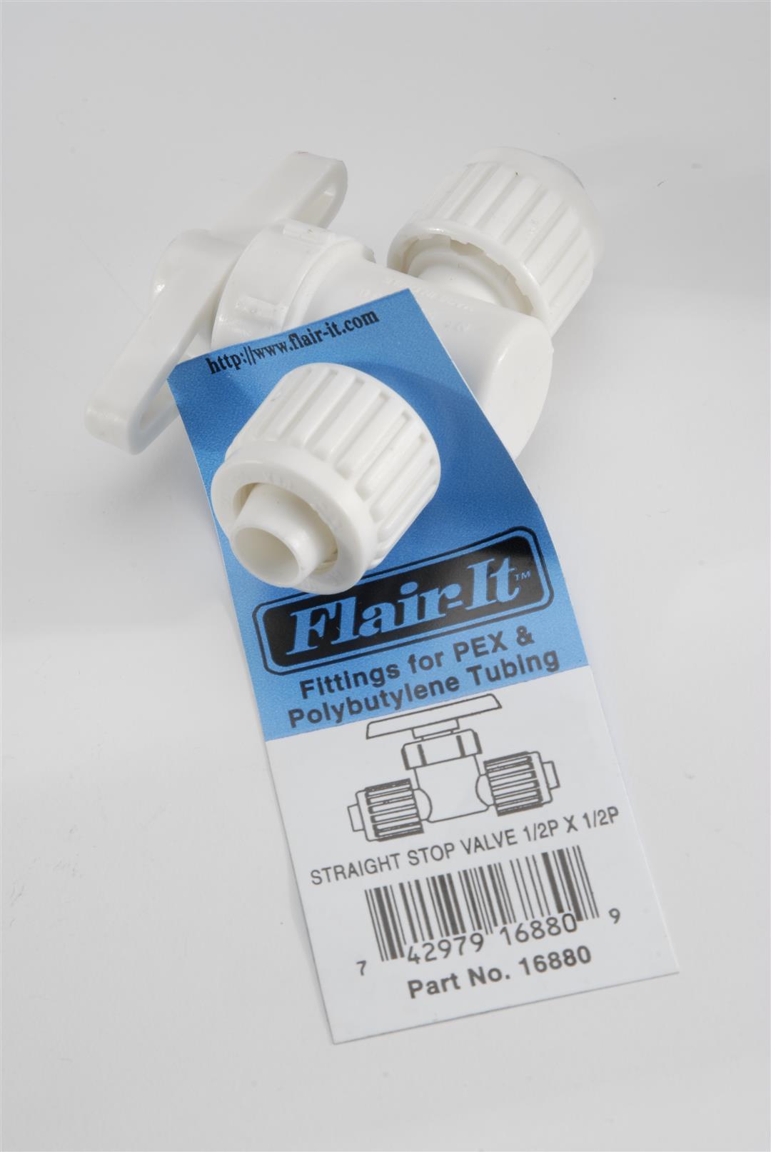 ELKHART 16880 Flair-It Straight Stop Pex X Pex 1/2 INCH - The Twister Group Tools product