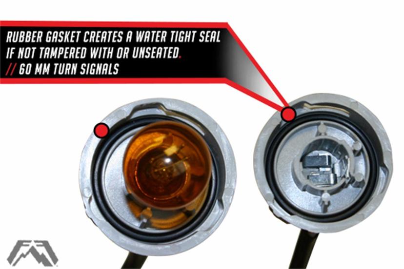 FAB FOURS 61738 Led 60mm Turn Signal With Wiring