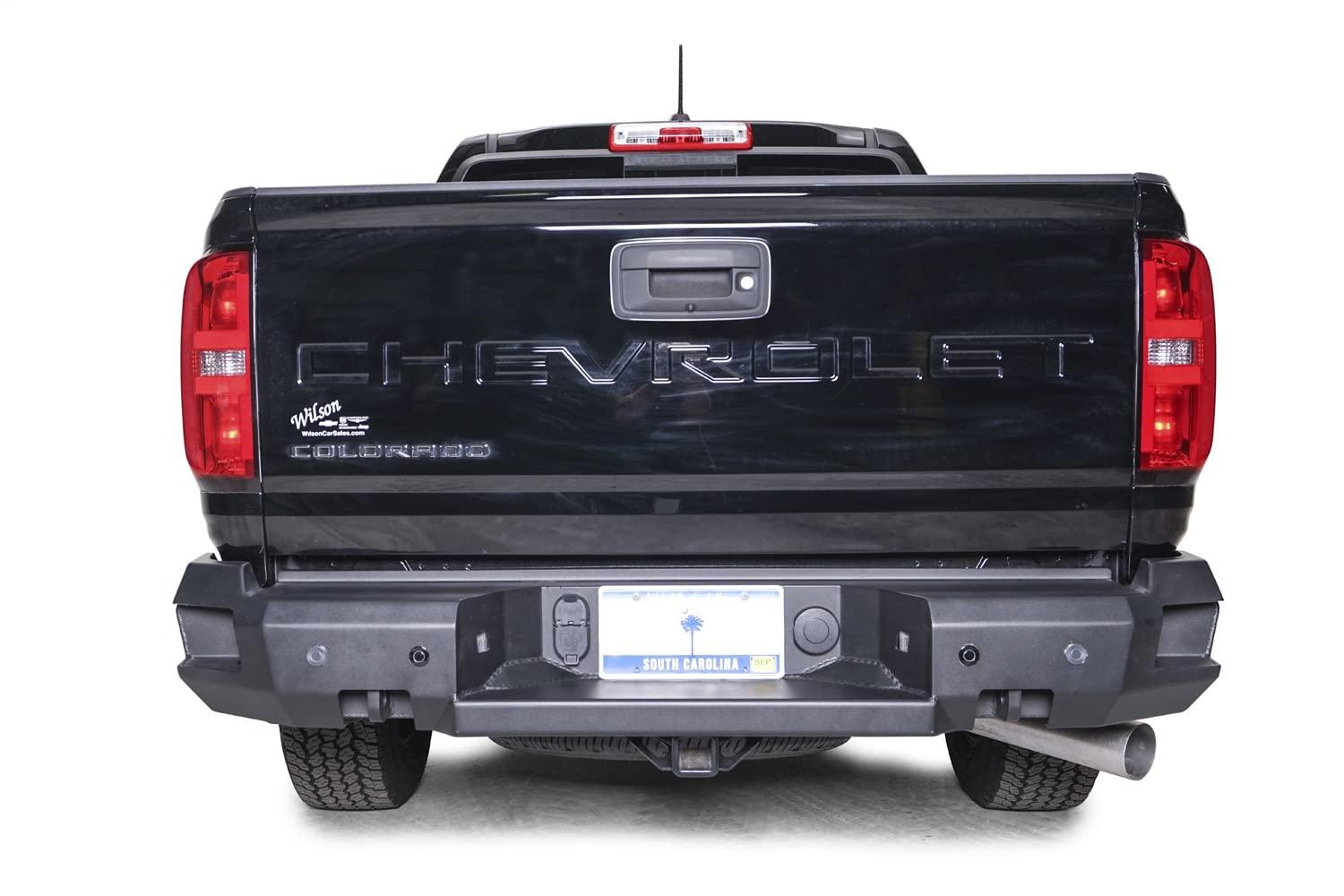 FAB FOURS CC21-W3351-1 Rear Replacement Bumper fits Chevrolet Colorado - High quality product image showing FAB FOURS CC21-W3351-1 Rear Replacement Bumper fits Chevrolet Colorado details and features