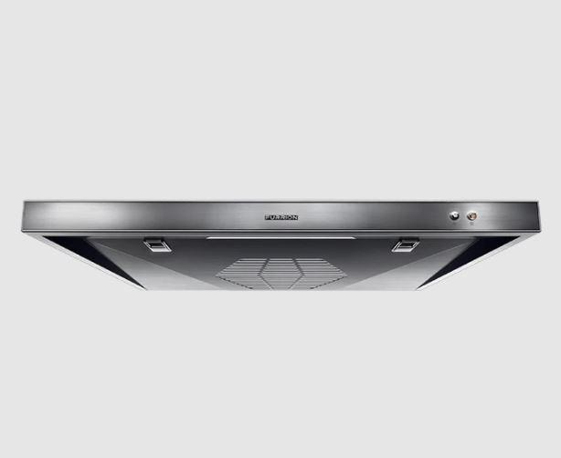FURRION 2021123593 12V RV Under-Cabinet Ducted Range Hood with Replaceable Charcoal Filter, LED Light, Exhaust Fan, VibrationSmart Technology & CSA Certification (Stainless Steel) - FHO23SACR-SS - The Twister Group Tools product