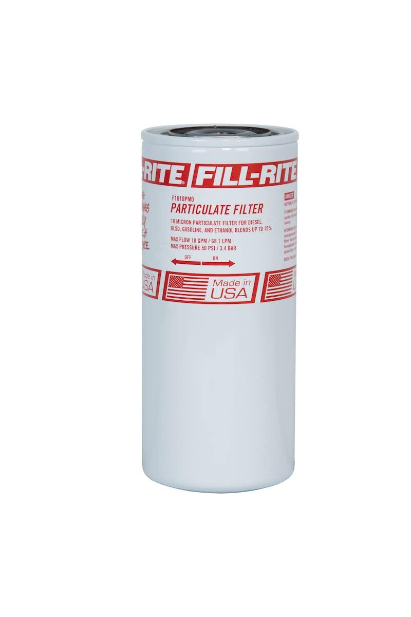 FILL-RITE F1810PM0 3/4 INCH 18 GPM (68 LPM) 10 Micron Particulate Spin-On Fuel Filter - High quality product image showing FILL-RITE F1810PM0 3/4 INCH 18 GPM (68 LPM) 10 Micron Particulate Spin-On Fuel Filter details and features