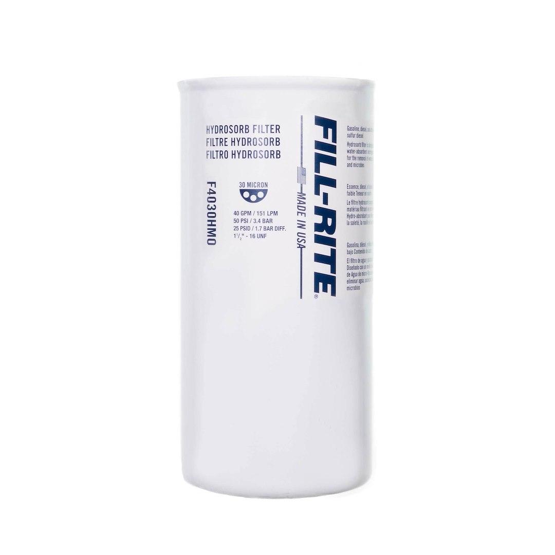 FILL-RITE F4030HM0 40 GPM 30 MICRON WATER DETECTING FI, Filter Element Insert; Removes Particulates; Compatible With Fill-Rite 700ACCF7017 Liquid Transfer Tank Pump Filter Head; Filters To 30 Microns; 40 Gallons Per Minute - High quality product image showing FILL-RITE F4030HM0 40 GPM 30 MICRON WATER DETECTING FI, Filter Element Insert; Removes Particulates; Compatible With Fill-Rite 700ACCF7017 Liquid Transfer Tank Pump Filter Head; Filters To 30 Microns; 40 Gallons Per Minute details and features